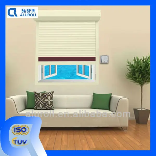 Electric hurricane shutters