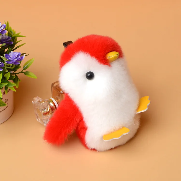 
Fashion Plush Penguin Keychain Fur key chain Penguin doll Little penguin plush toy Holiday gifts children factory 