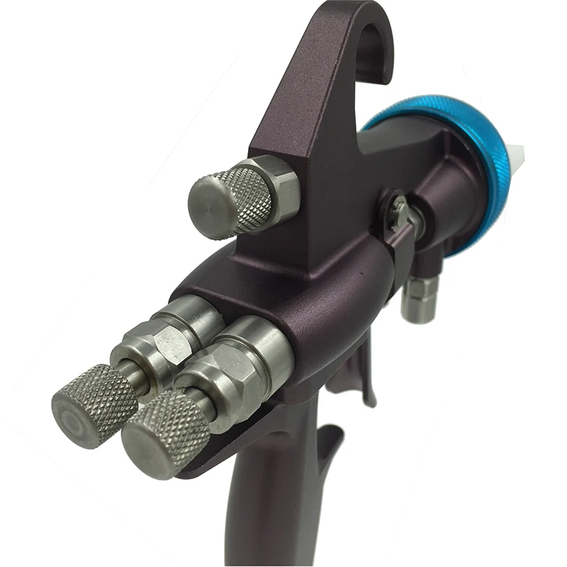 SAT1202 Car Spraying Air Compressor Polyurethane Foam Auto Paint Manual Powder Coating Gun