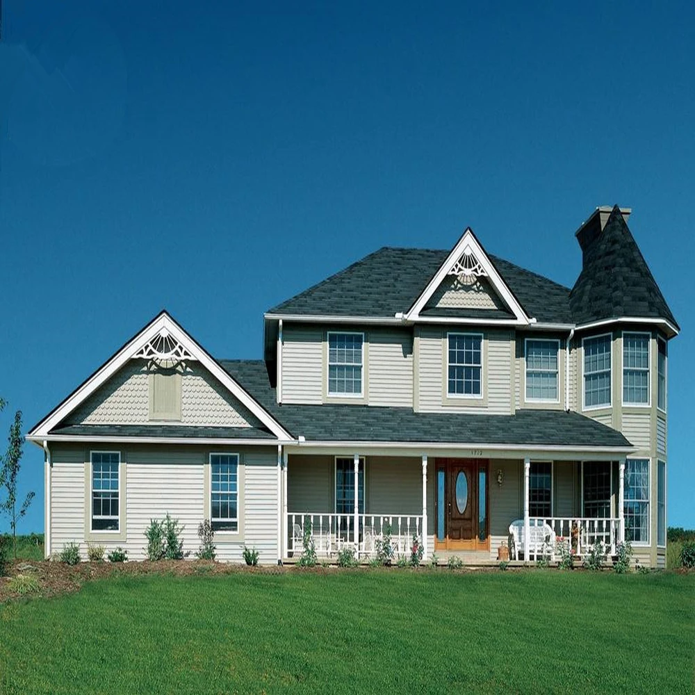 
Australian Standard Prefabricated Houses / Steel Frame Prefab two storey House And Villas With Garage 