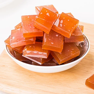 
118g fat free sour jujube gummy snack fruit cake slice 