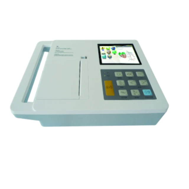 Portable 12 Leads Electrocardiograph ECG Machine