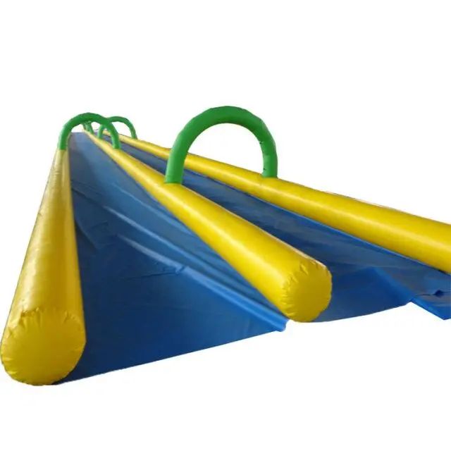 Outdoor exciting very long Inflatable Water slide, durable PVC Inflatable Water park slide tube for kids and adults