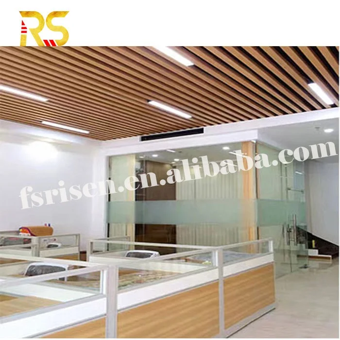 Foshan commercial modern suspended ceiling board decorative aluminum ceiling tile for corridor