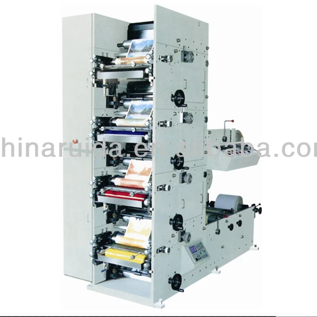 Ruda Printing Machine for Paper Cups/Small Production Machinery of Paper Cups Printing/ Four to Six Colors Flexo Printing
