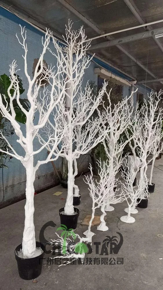 wholesale white dry tree/dead tree trunk for wedding decoration