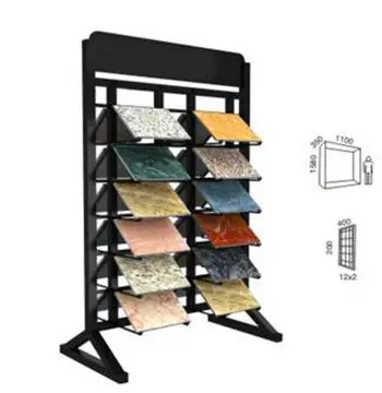 Double Sided Marble  Ceramic Tile  Stone Display Stand