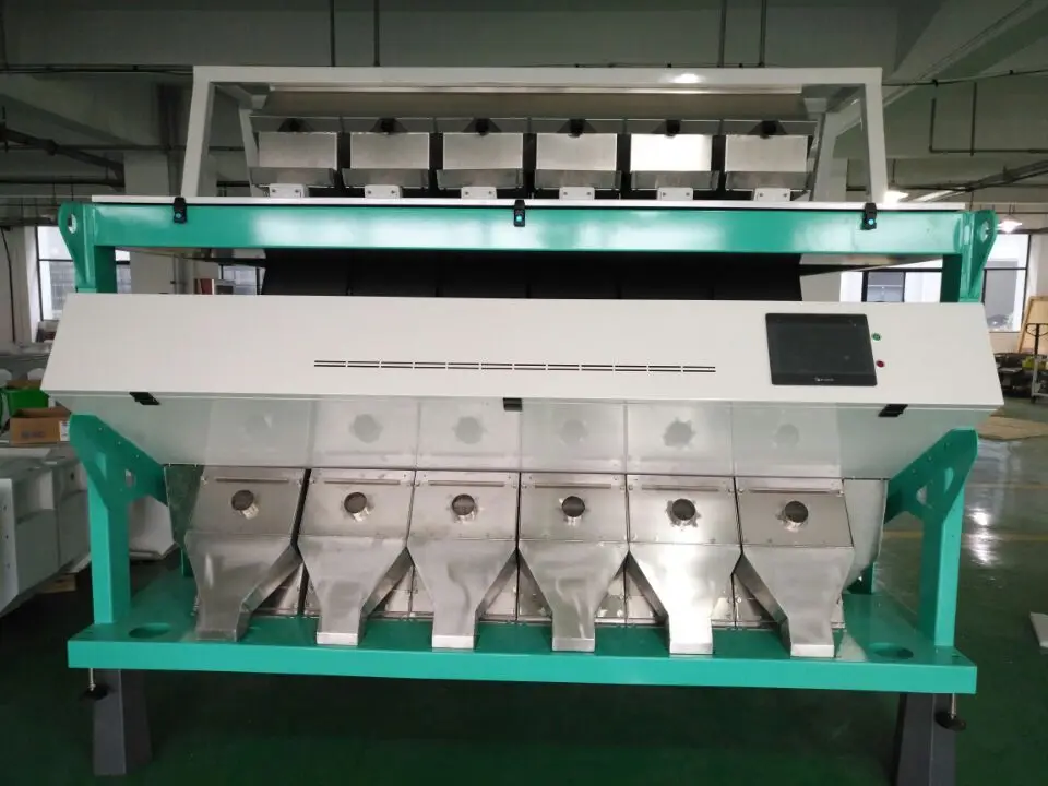 Hot selling 6 chutes rice color sorter machine