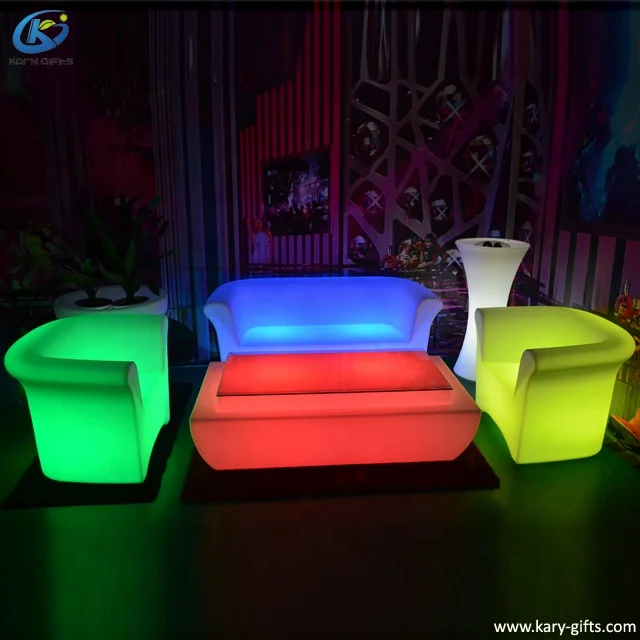 Used nightclub furniture led curved casino chair
