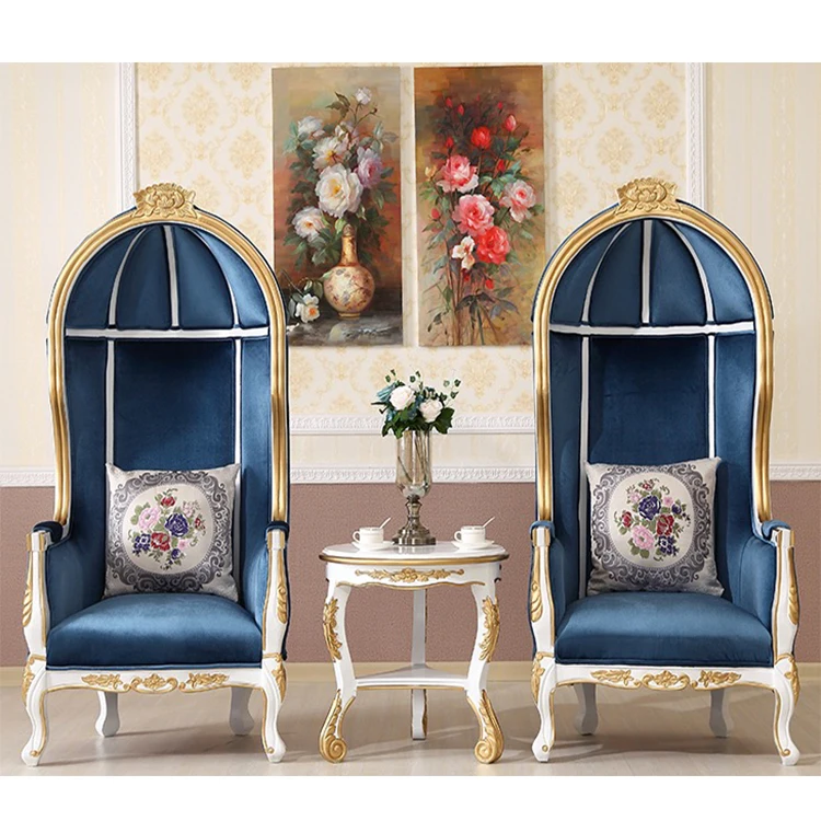 
Mahogany Carved louis Rococo Cage chair 