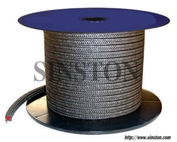 Graphite PTFE packing with oil impregnation