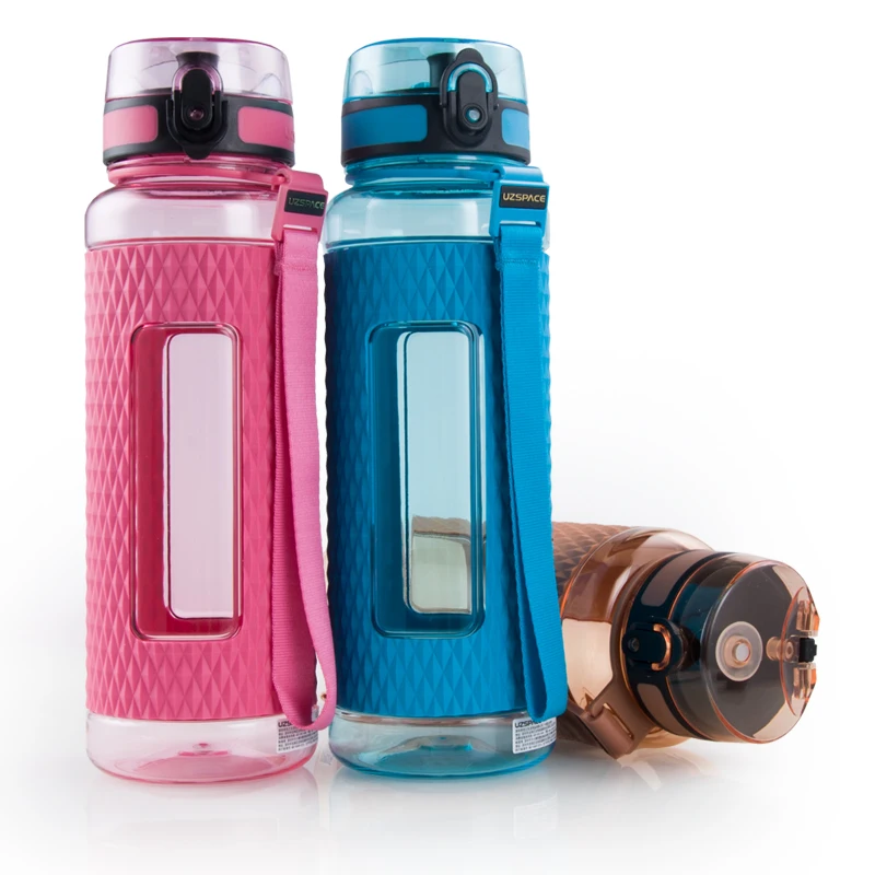 UZSPACE Тритан 700 мл Открытый спортивные бутылки воды