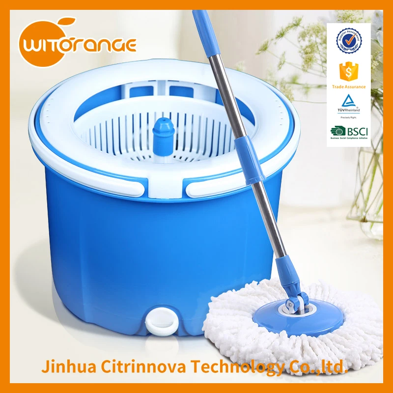 Witorange 360 Degrees Floor Cleaner Easy Mop Magic Rotating Mop Super Markets Plastic Basket TV Shopping Kitchen Telescopic