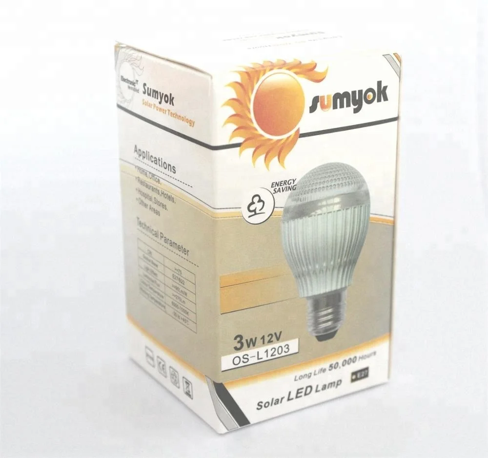 
Ocean Solar China LED Bulb Factory Price Home Use 12V DC LED light Bulb 3W 5W 7W 