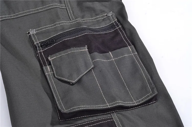 cotton ripstop pants manufacturer safety with kneepad multi-pocketed work pants
