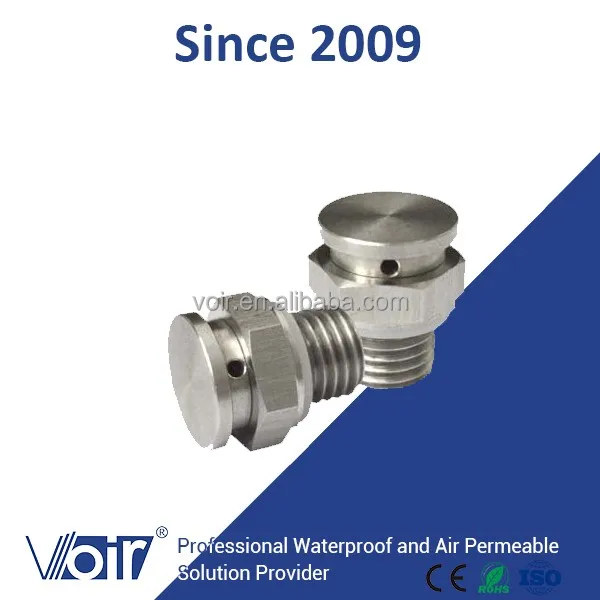 Stainless Steel M12*1.5 Metal Screw Breather Valve Auto Sensor Protective air Vent Plug