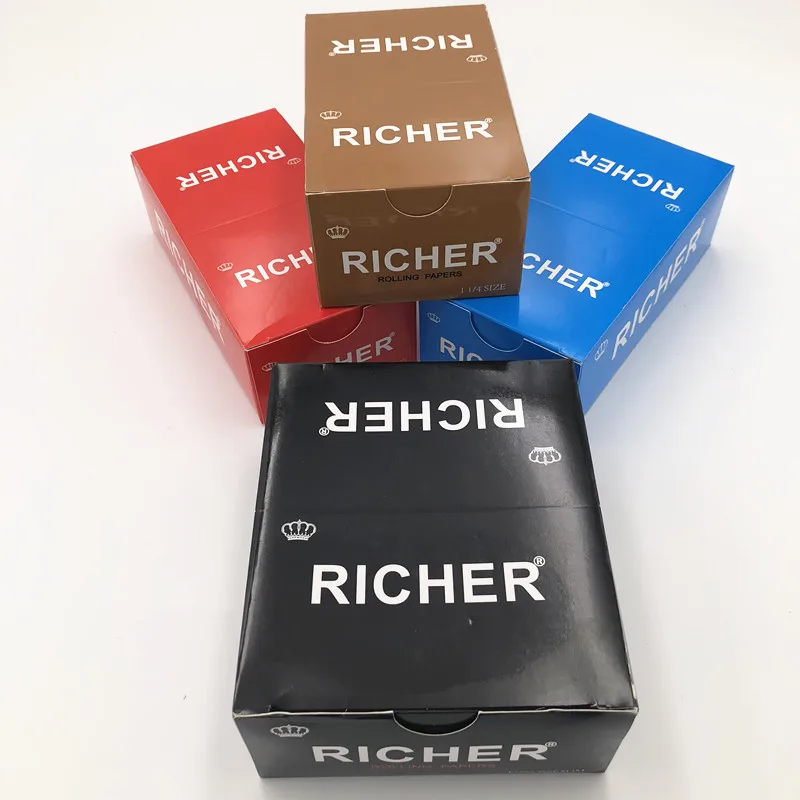 70mm*36mm Single Size Natural Hemp Cigarette Rolling Paper