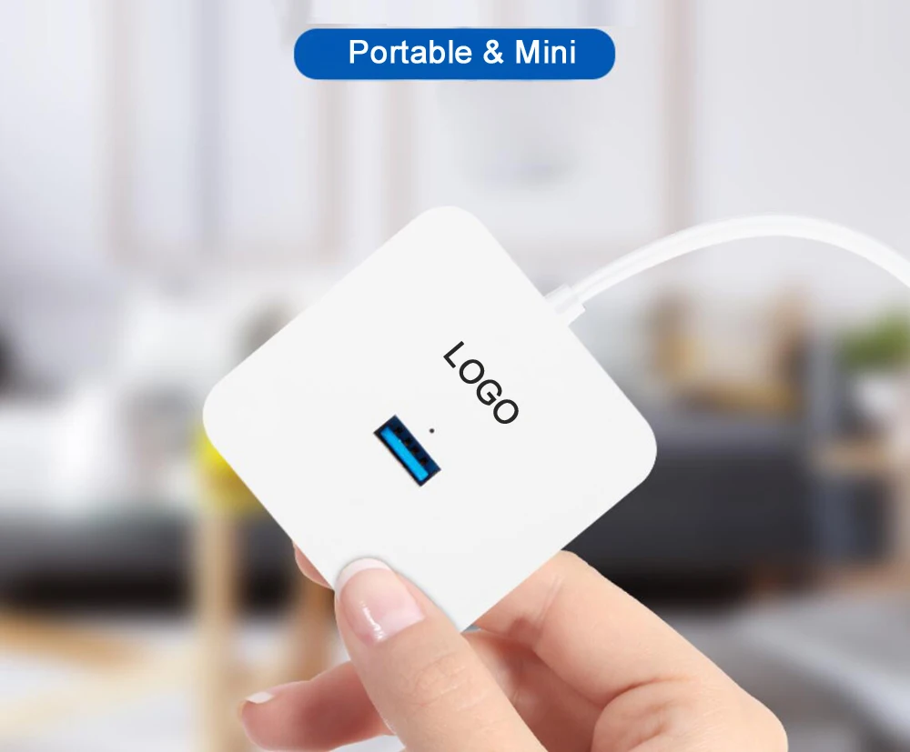 USB 2 0/3 0 концентратор 4 порта для передачи данных хаб Портативный супер скорость 25 м кабель-удлинитель Hub