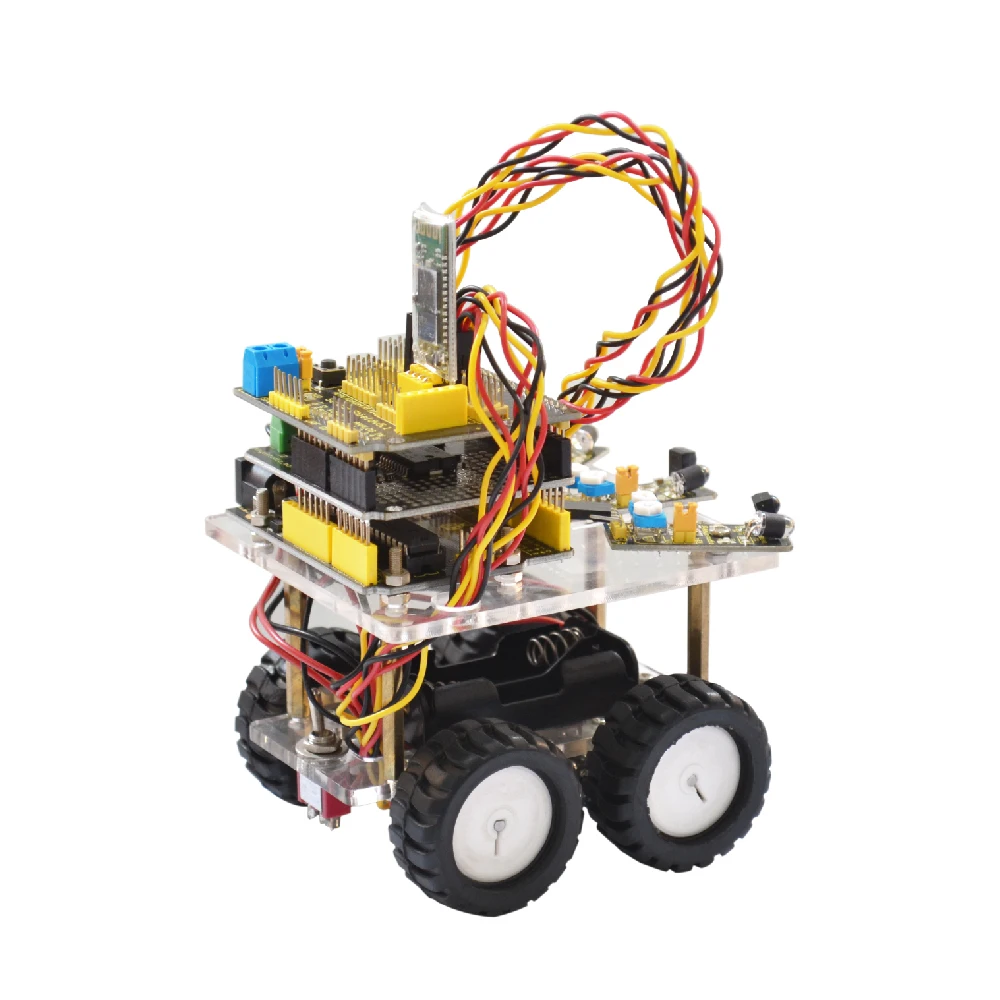 Новый Keyestudio Desktop беспроводной Bluetooth Мини-автомобиль Smart робот автомобилей DIY Kit
