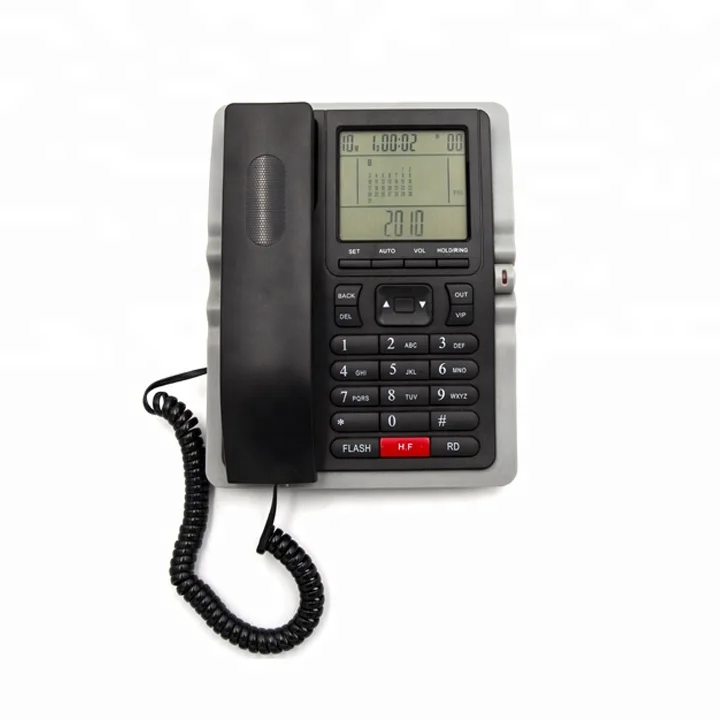 Guangdong Newest Model Helpful Jumbo LCD Corded Telephone with Caller ID Function