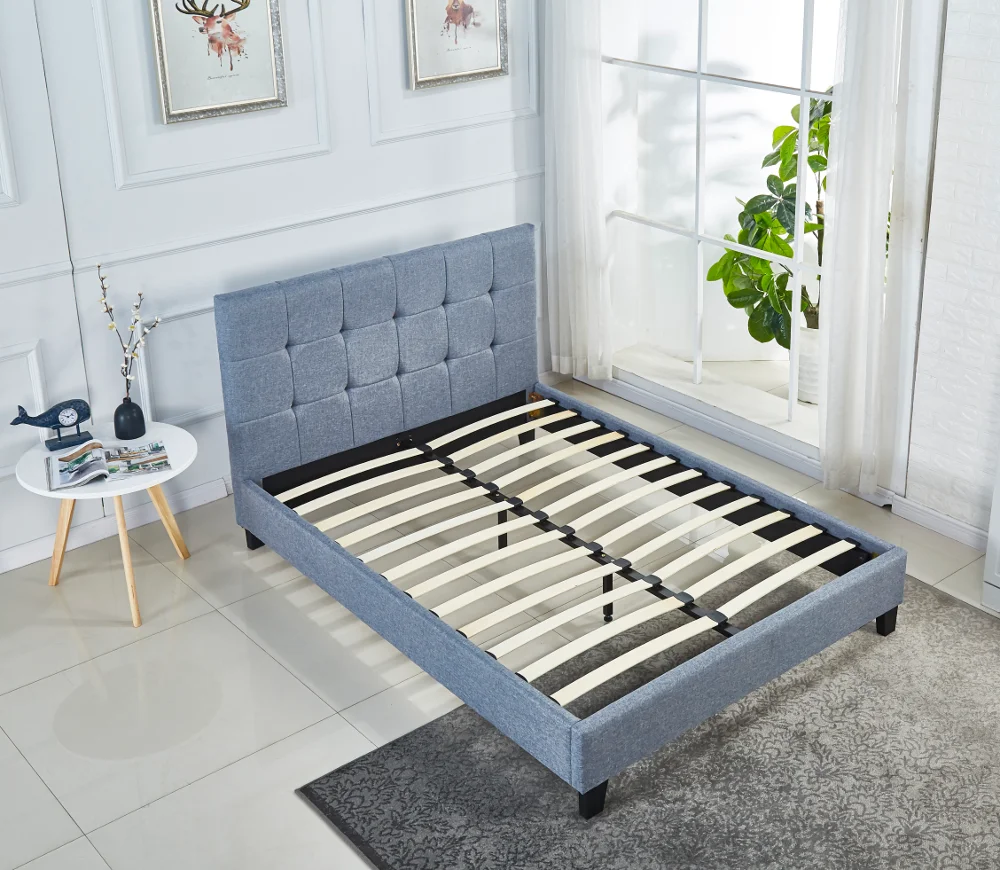 Современная кожаная/Тканевая кровать для спальни, мебель оптом