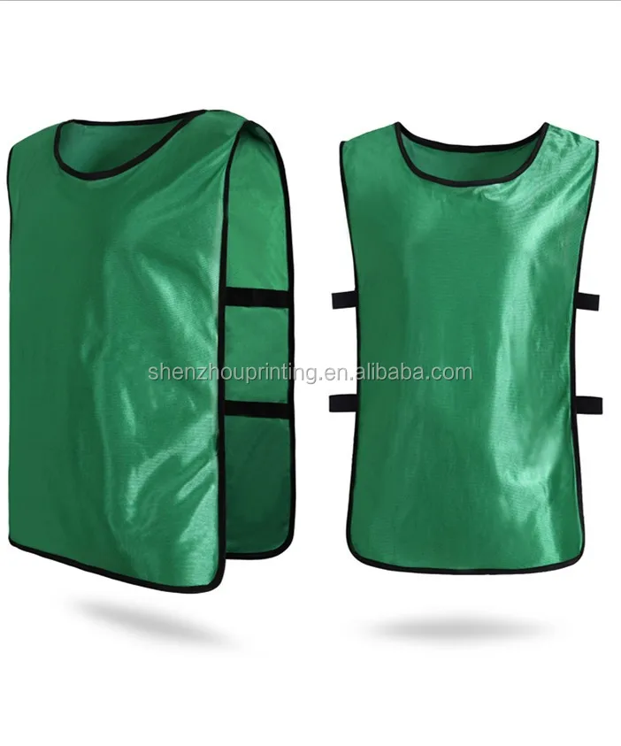 Wholesale best price custom size logo sports mesh pennies football scrimmage training vests blank soccer bibs