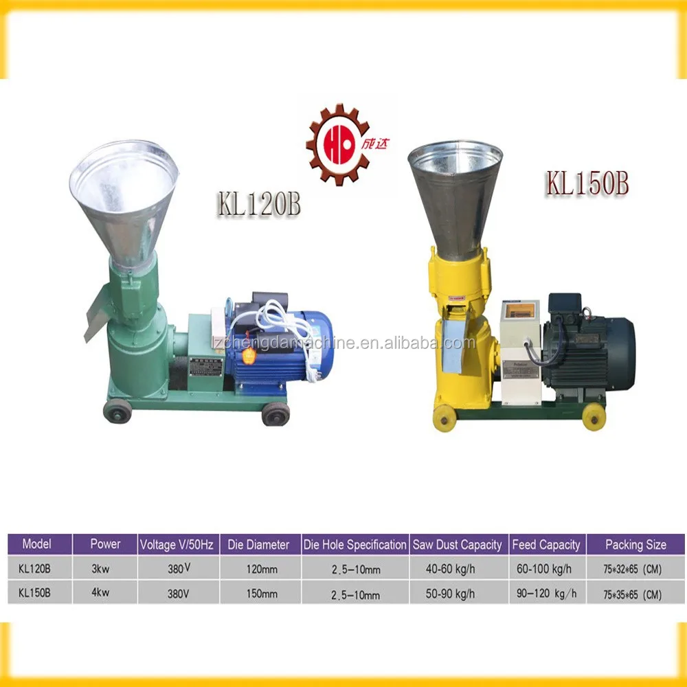 biomass cattle rabbit cat animal feed pellet making machine firewood machine