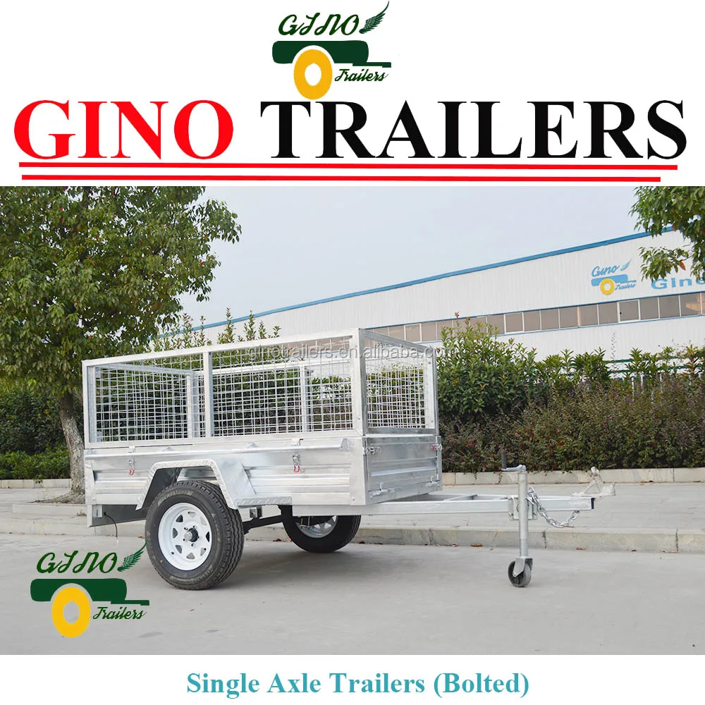 Heavy duty Hot Dipped Galvanised fully weld 6x4 box cage trailer