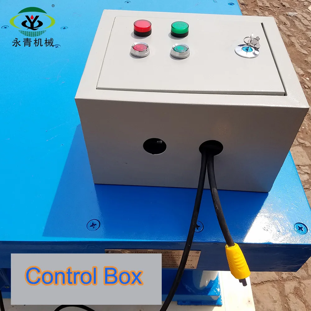 concrete paver molds vibrating shaker table