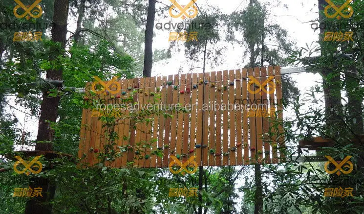 outdoor forest rope course adventure attractions in China