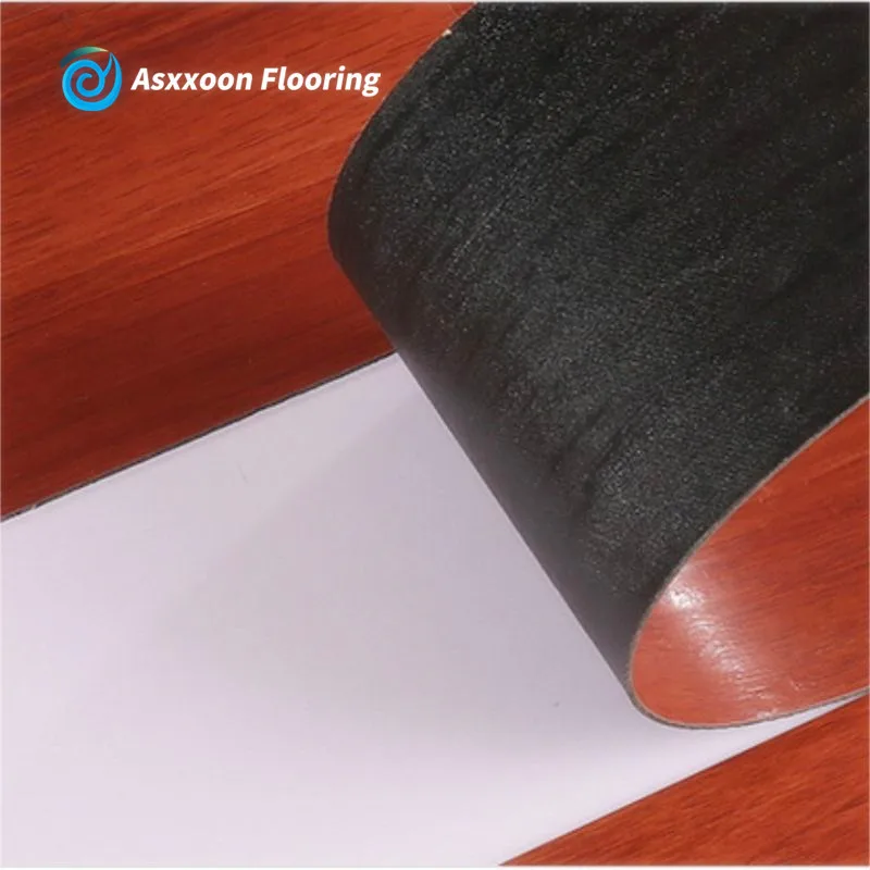 1.2mm Thick Plastic Pvc with self adhesive wood flooring Back and Wood Grians Vinyl Flooring pvc flexible plastic floor sheet