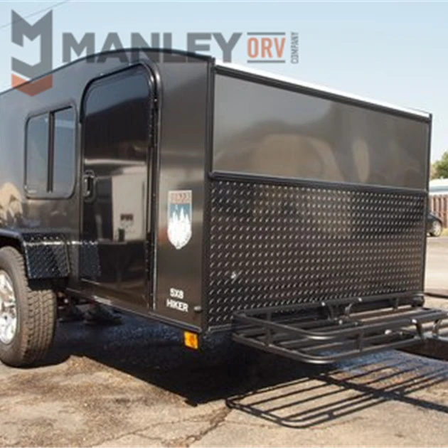 Ecocampor 02 Tiny Small Camper  motorcycle Caravan Hiker Travel Off Road Trailer With Rack