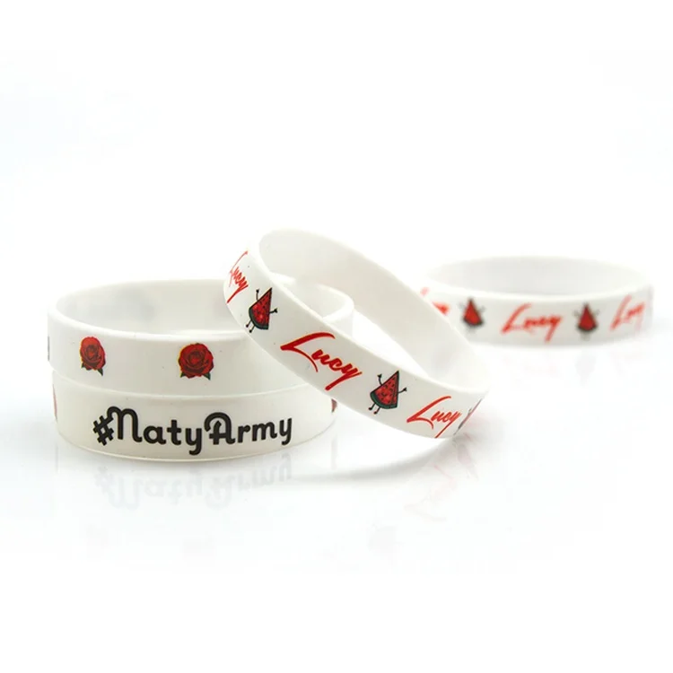 2019 New Design Hot Selling Custom Promotional Eco-friendly OEM Silicone Wristband Bracelets