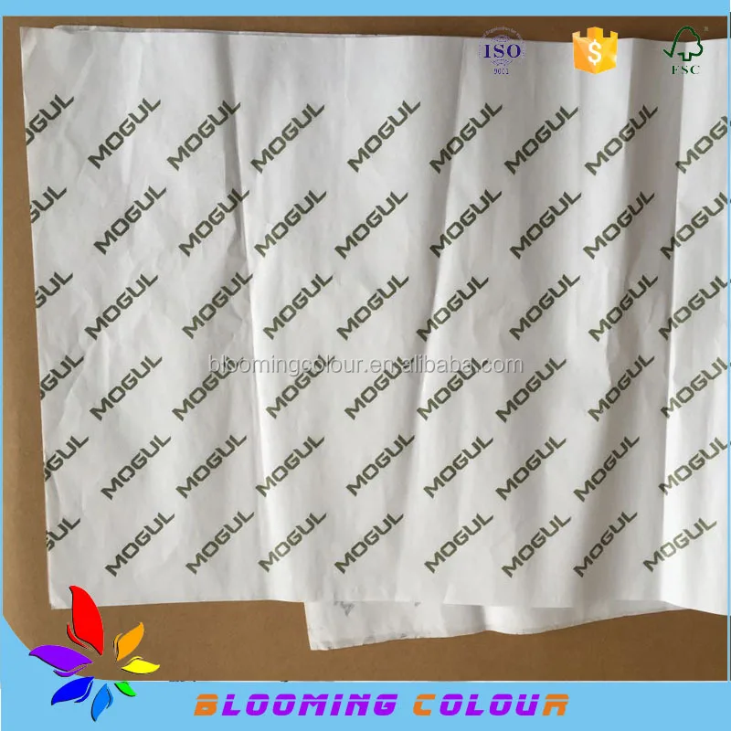 Widely used goods packaging high Quality custom printed Tissue Paper/warpping tissue paper