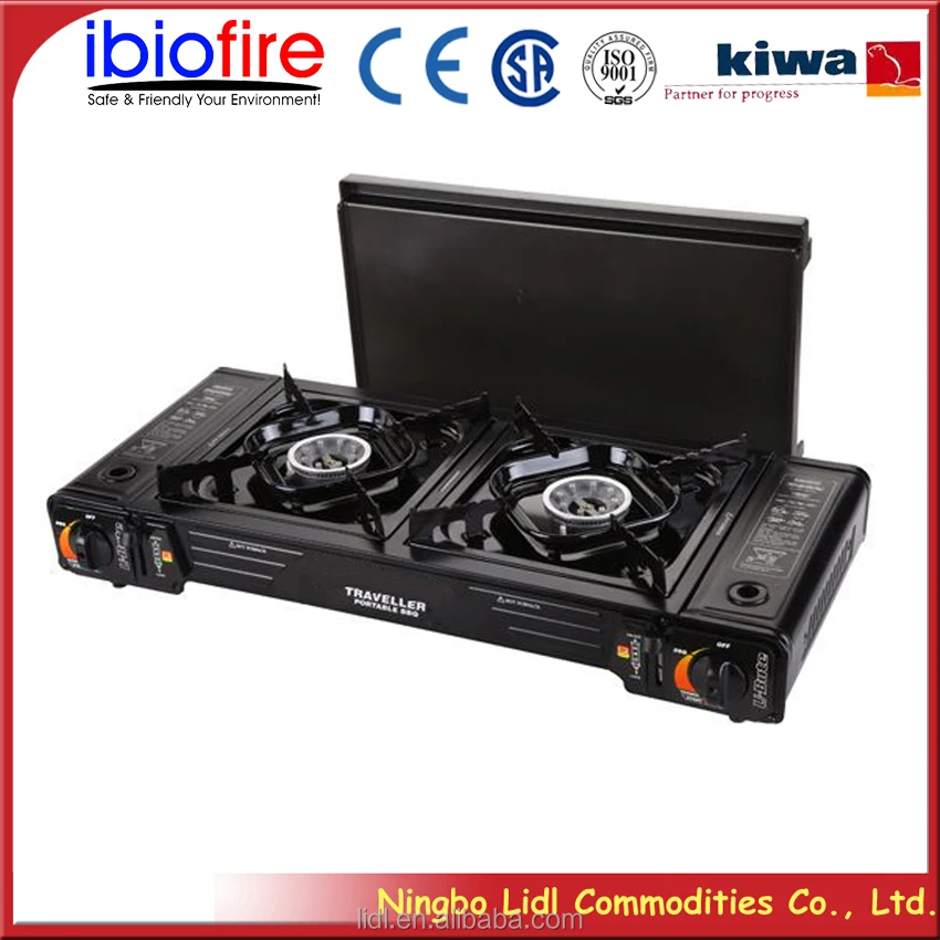 Double burner Camping portable gas Stove
