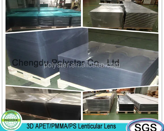 Chinese biggest supplier cheap price High Quality Lenticular Lens sheet/PET sheet for all kinds of cards