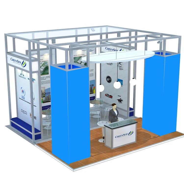 Detian offer customized aluminum used trade show booths portable exhibition stand system