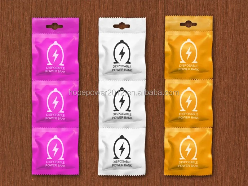 HKT лучшее качество одноразовые smart power bank 600 мАч ultra slim power bank