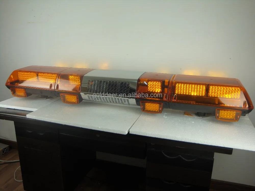 1600mm Amber Long LED Emergency light bars with siren for Tow Truck