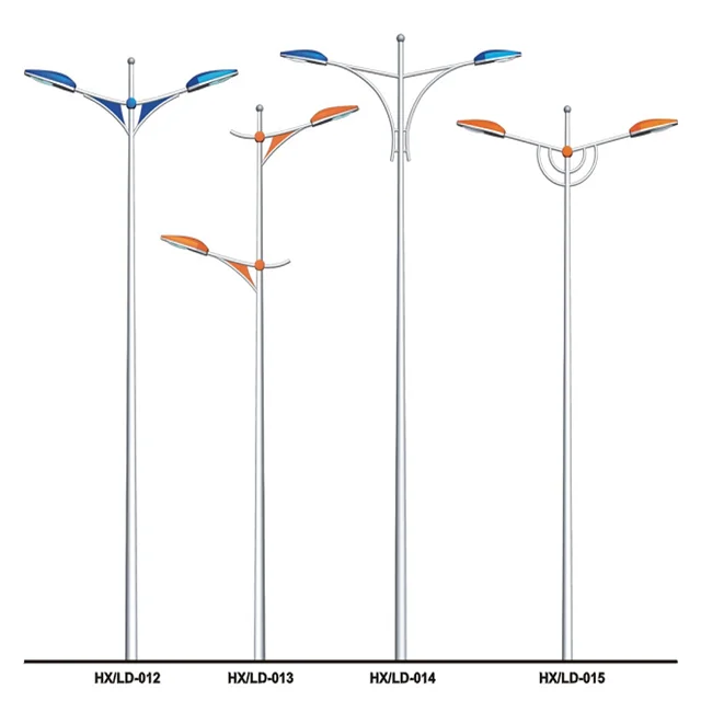 hot sales advertising street lamp flag banner pole/street lamp post vote /round conical taper street lighting pole