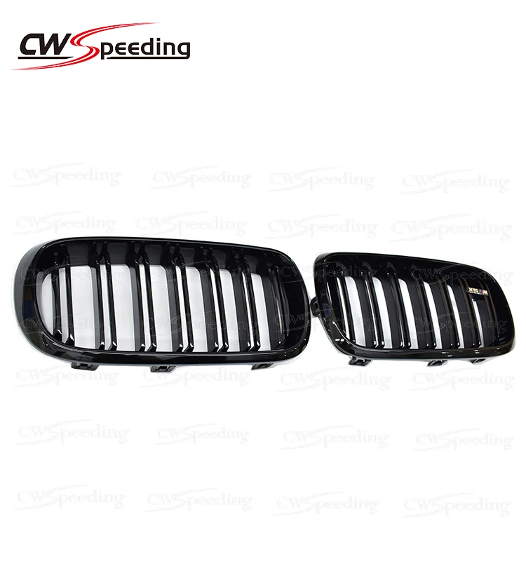 2015-2016 ABS SHINY BLACK FRONT BUMPER GRILLE FRONT GRILL FOR BMW  SERIES X5 X6 F15 F16