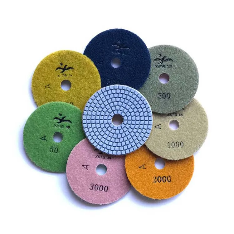 wet 4inch grinder marble sharp polishing pad