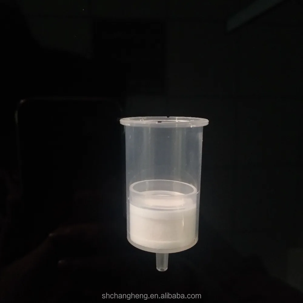 Medical consumable Midi plasmid column with anion exchange resin for DNA testing