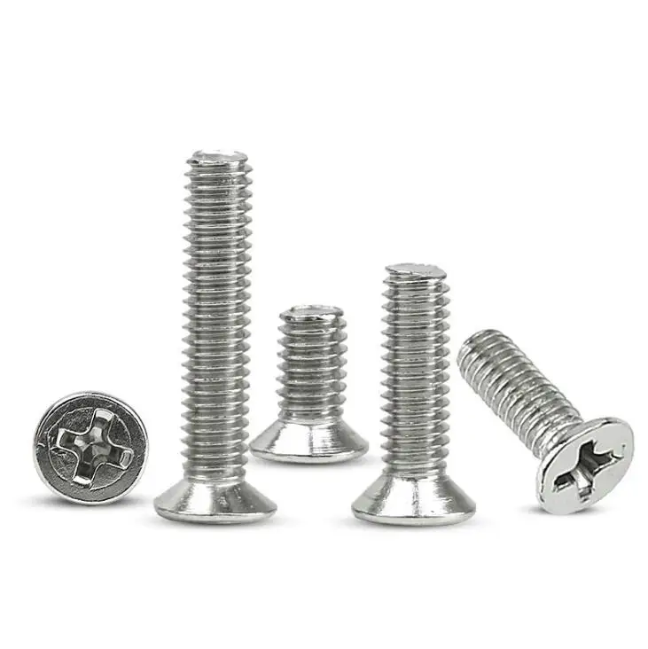 GB819/KM countersunk head machine teeth screw round head cross countersunk head screw plate mechanical screw