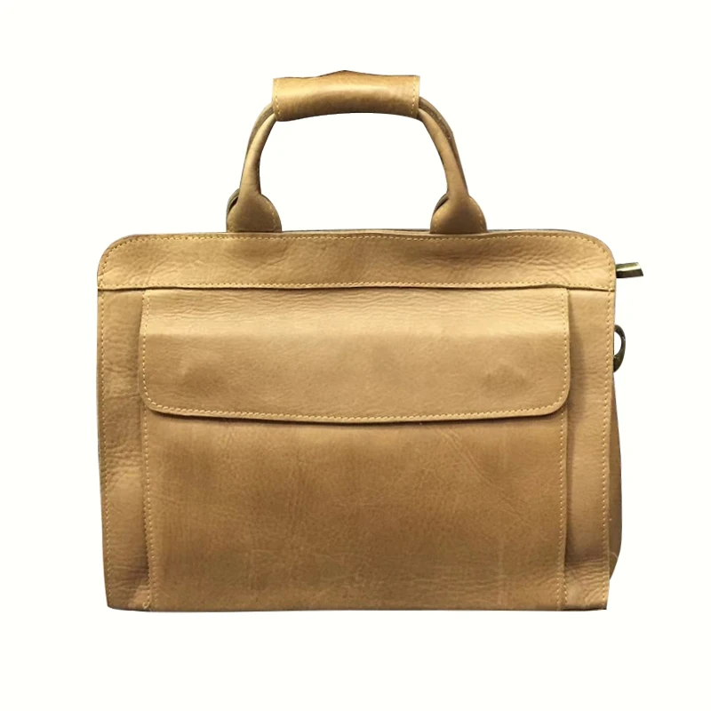 Hot sale  high quality man hand bag vintage style handbag for men MOQ 1 piece in stock OEM service