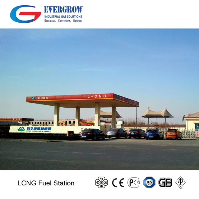 
Different size vehicle LNG LCNG fuel station 
