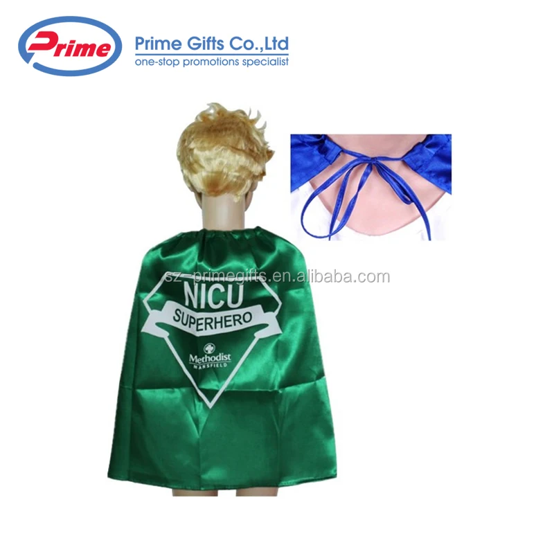 High Quality Custom Logo Printed Superhero Capes for Kids