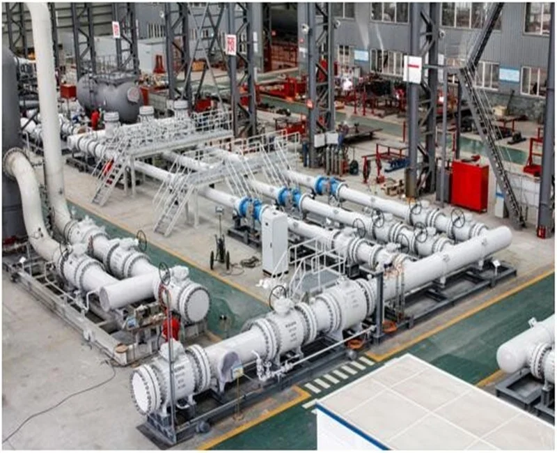 Integrated LNG terminal and trunkline for LNG receiving station