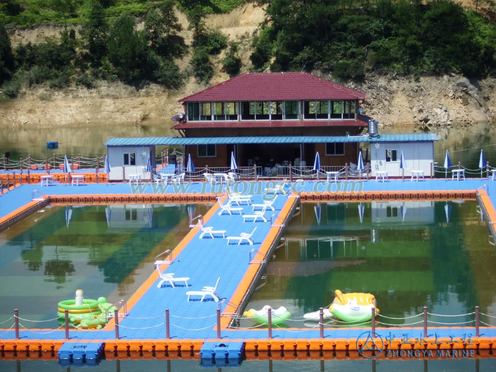 Modular Floating Pontoon System Swimming Pool Float Dock Bridge Platform