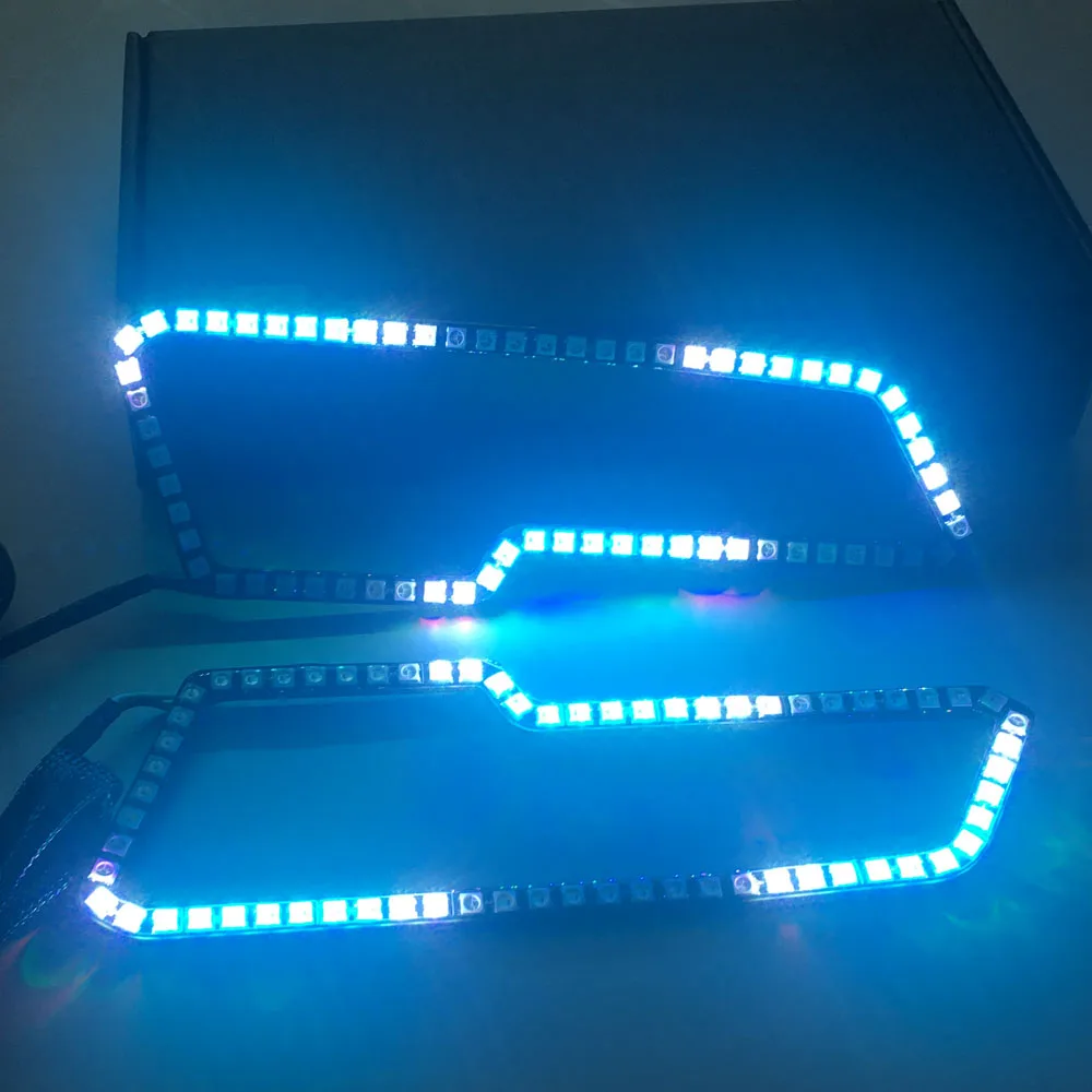 Jiujiang misun New arrival! led board color chasing headlight for gator
